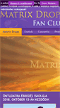 Mobile Screenshot of matrixdropsfanclub.com