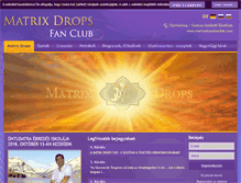 Tablet Screenshot of matrixdropsfanclub.com